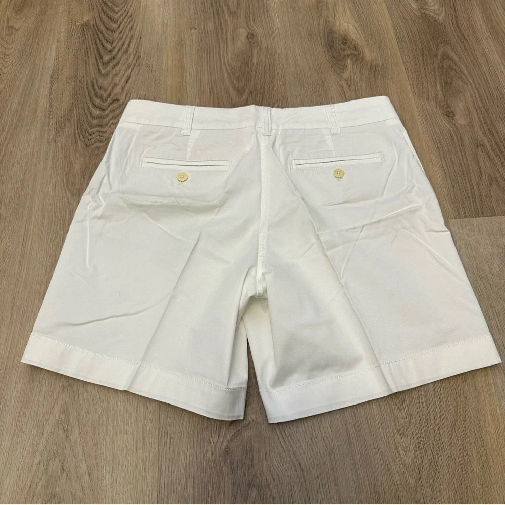 J. Crew White Women's Cotton Shorts - Picture 2 of 5
